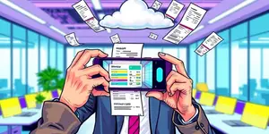 Use this app to scan receipts into clean expense logs